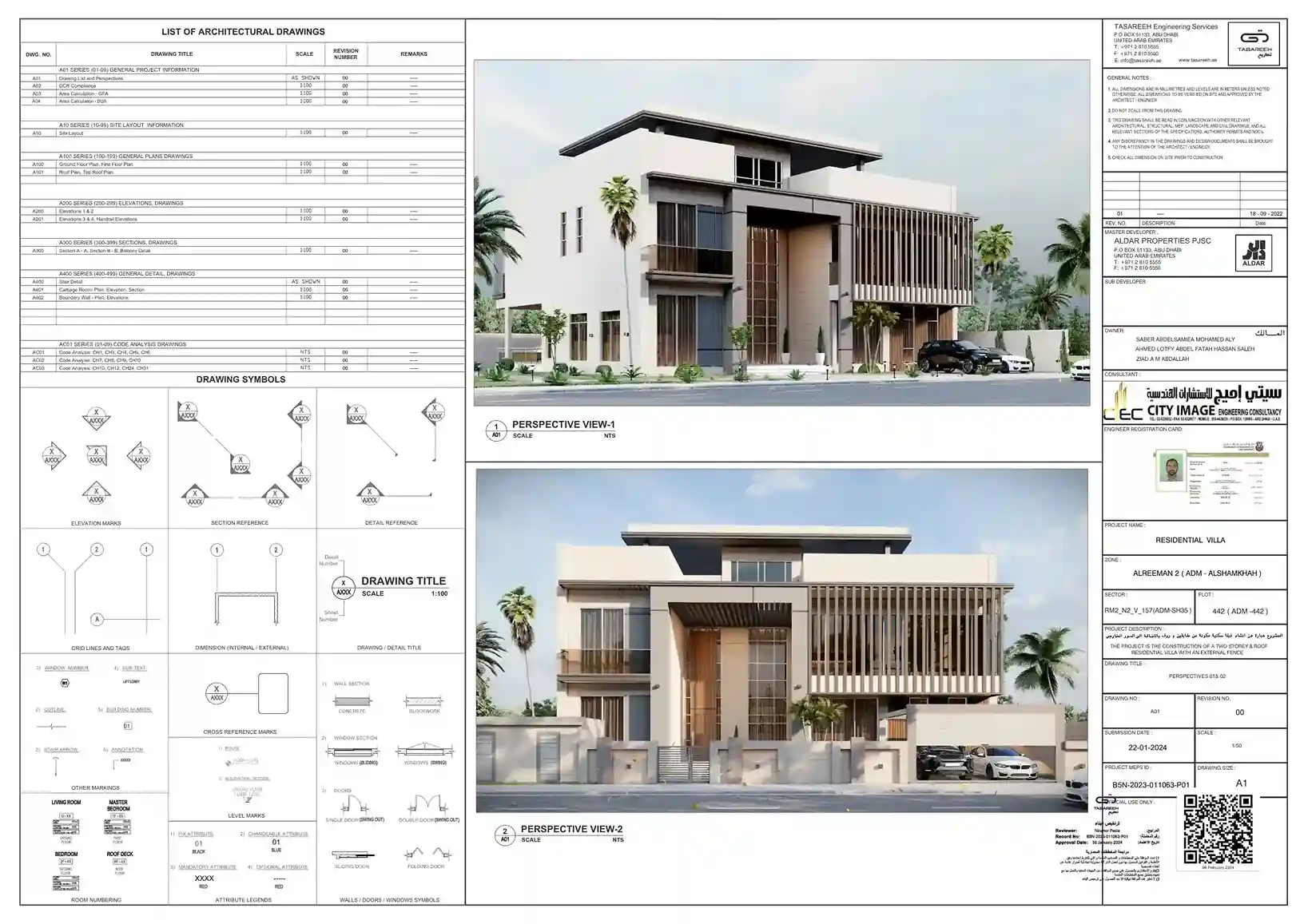 Architect plan villa