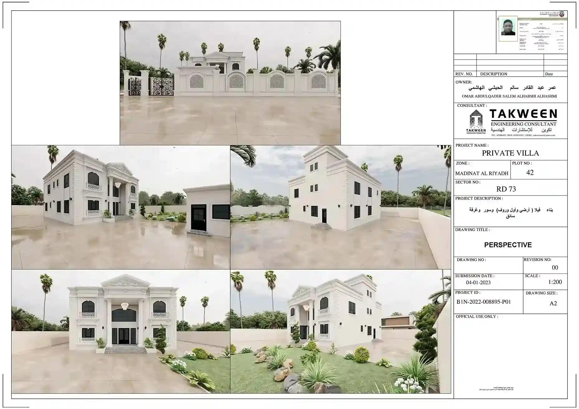 Architect plan villa