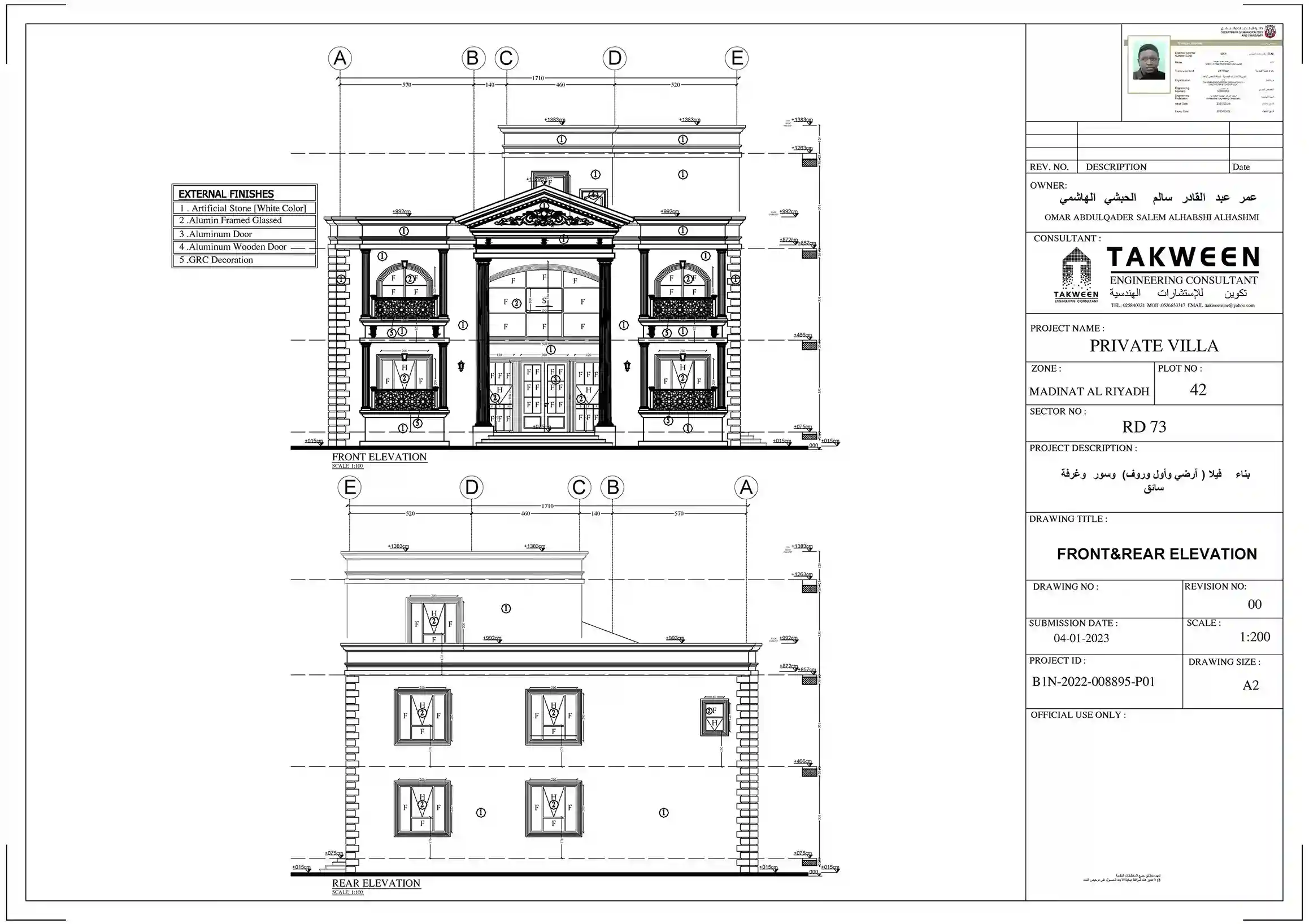 Architect plan villa