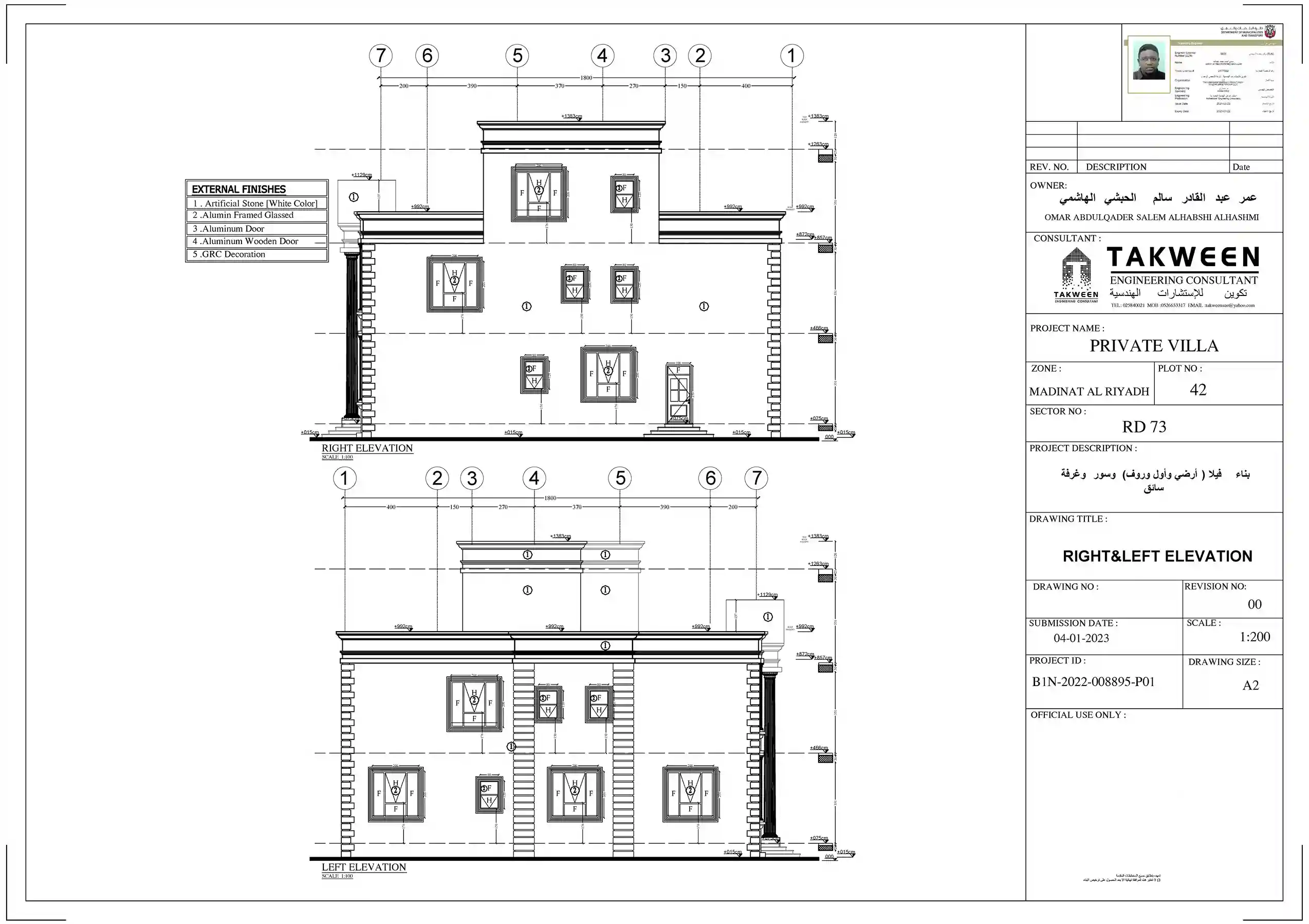 Architect plan villa