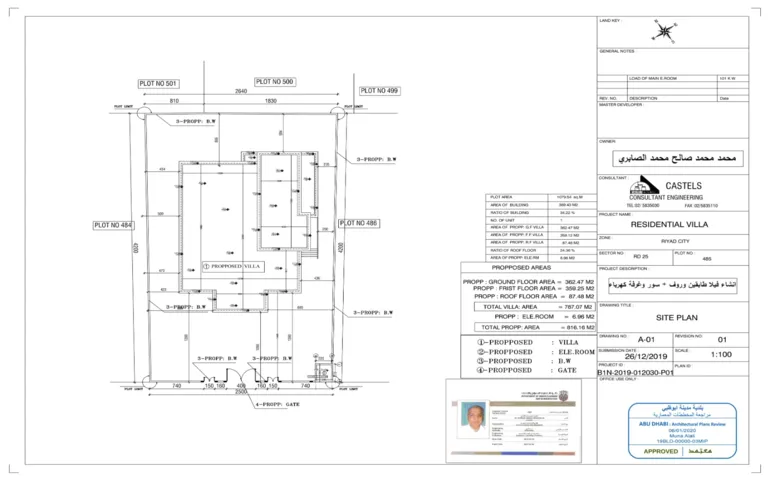 Architect plan villa