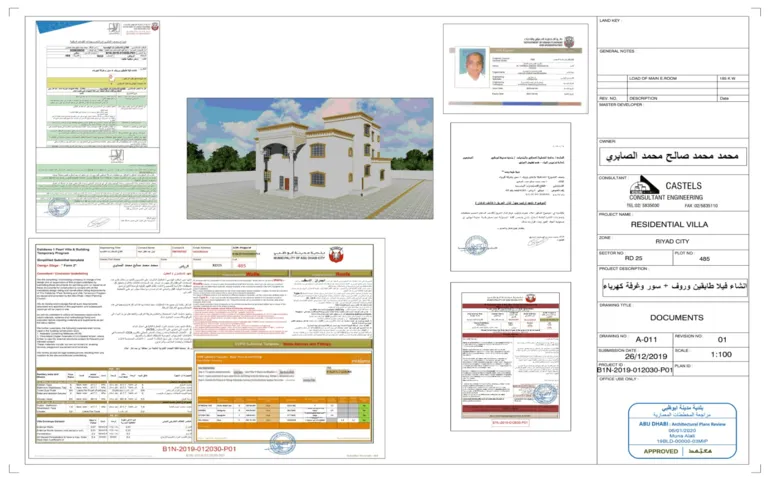 Architect plan villa