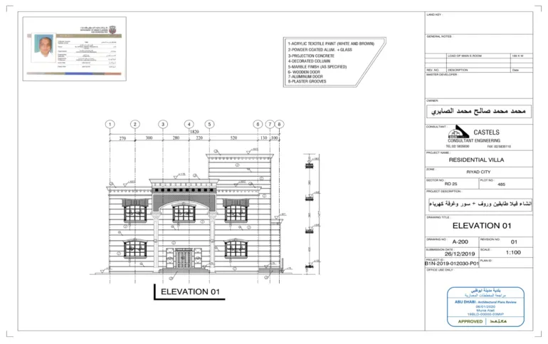 Architect plan villa