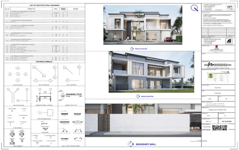 Architect plan villa
