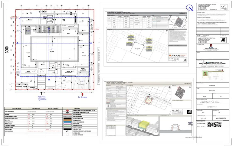 Architect plan villa