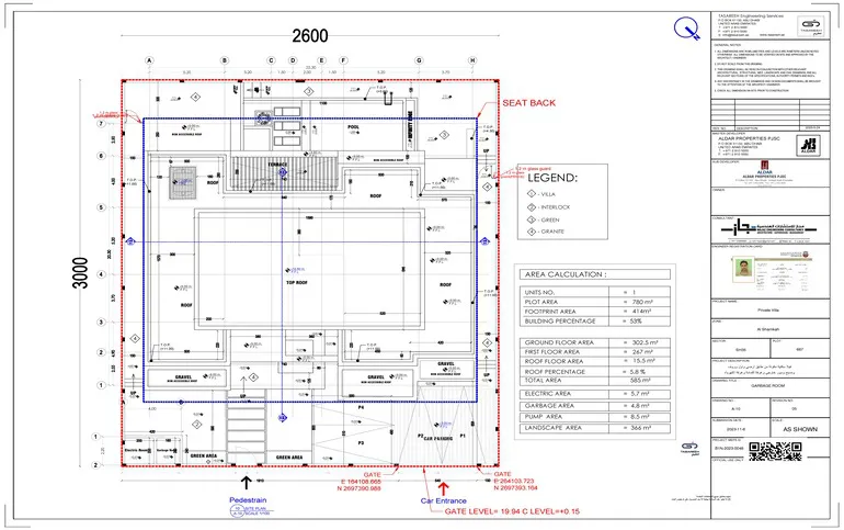Architect plan villa