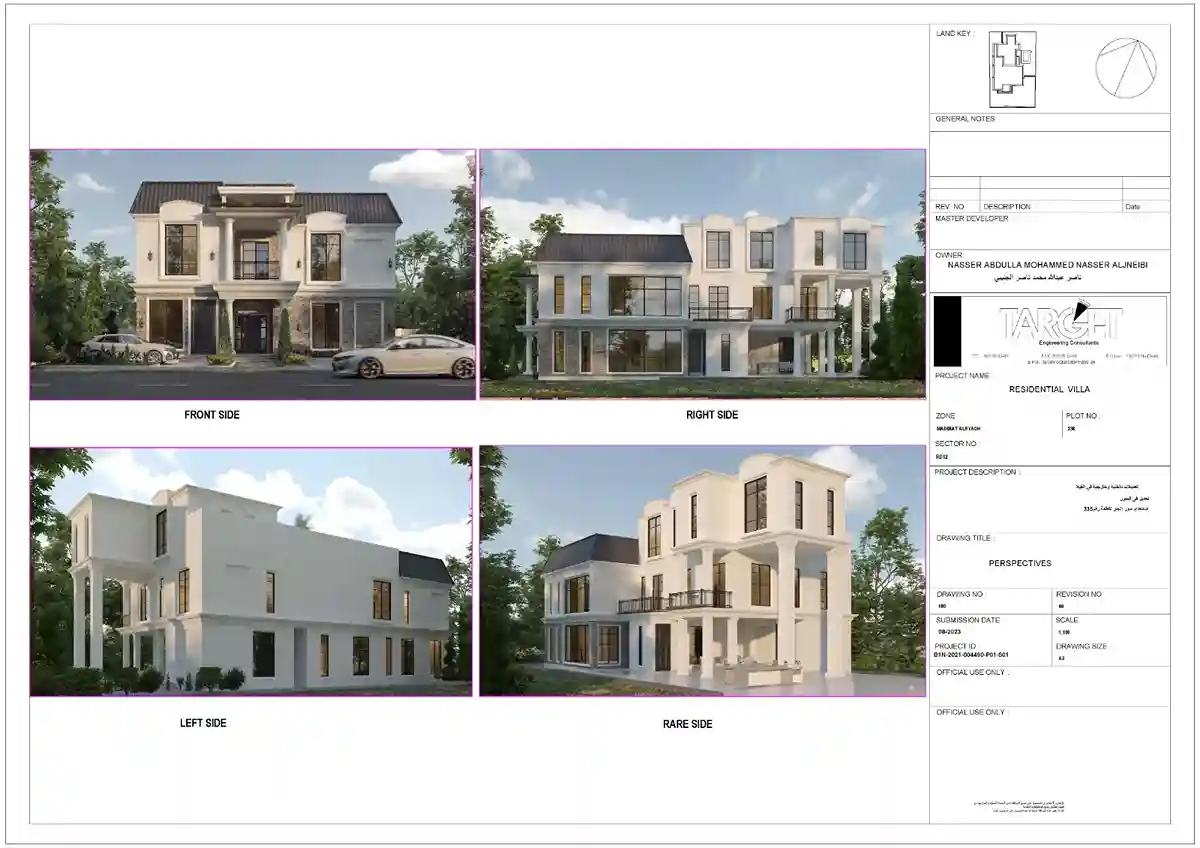 Architect plan villa