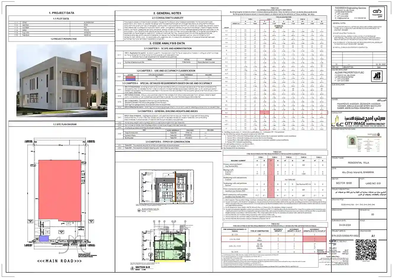 Architect plan villa