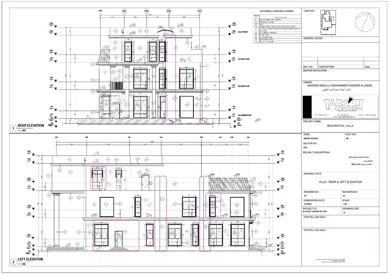 Architect plan villa