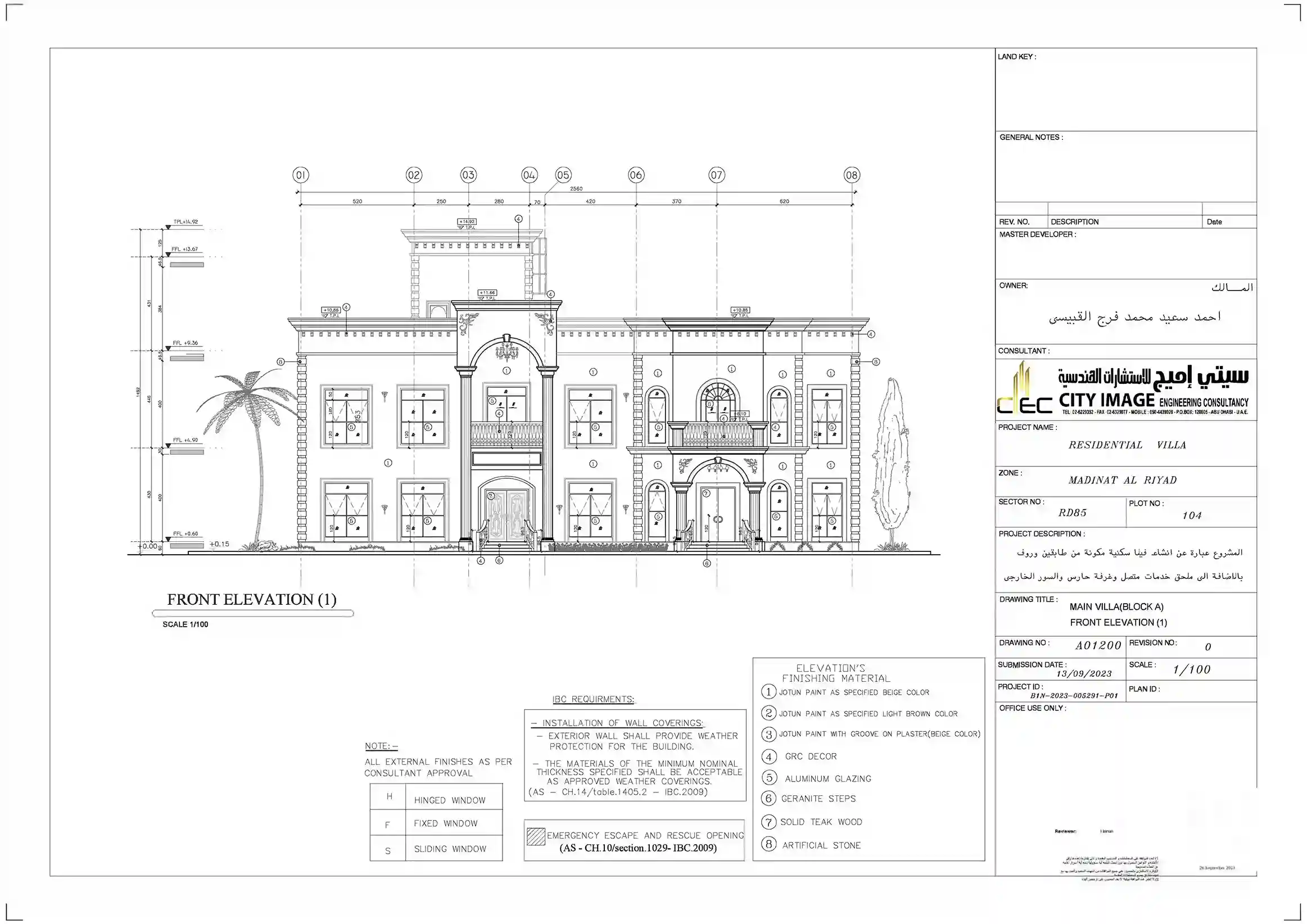 Architect plan villa