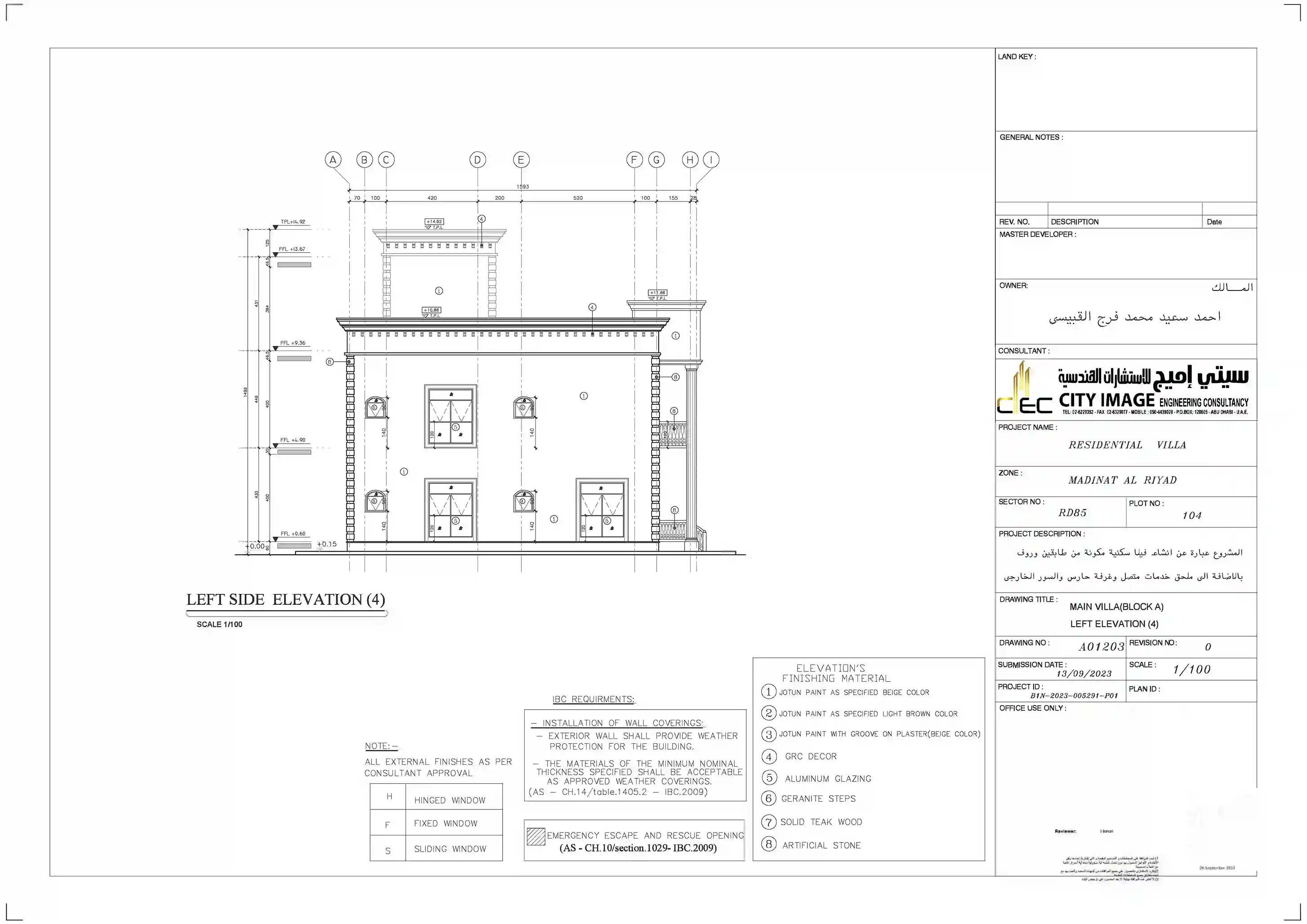 Architect plan villa