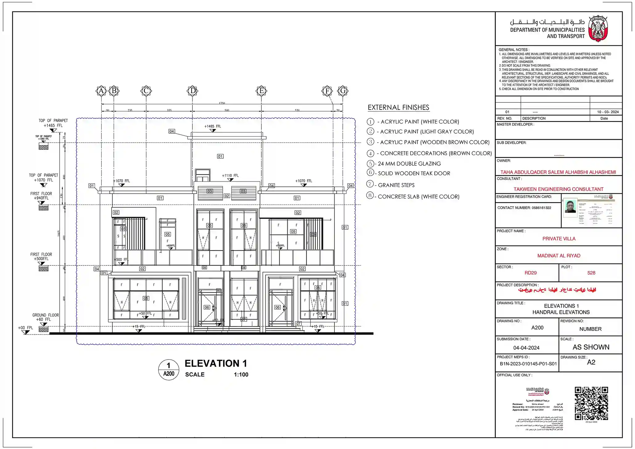 Architect plan villa