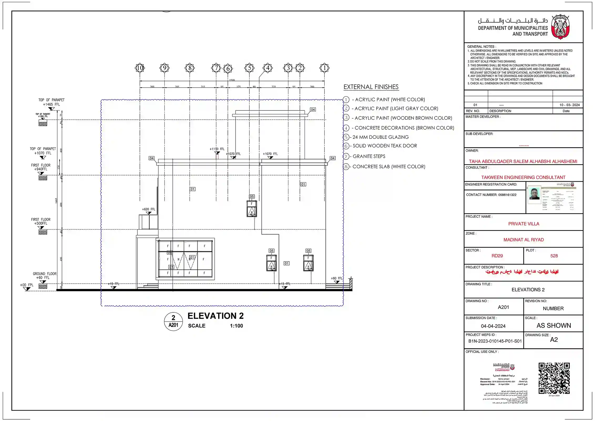 Architect plan villa