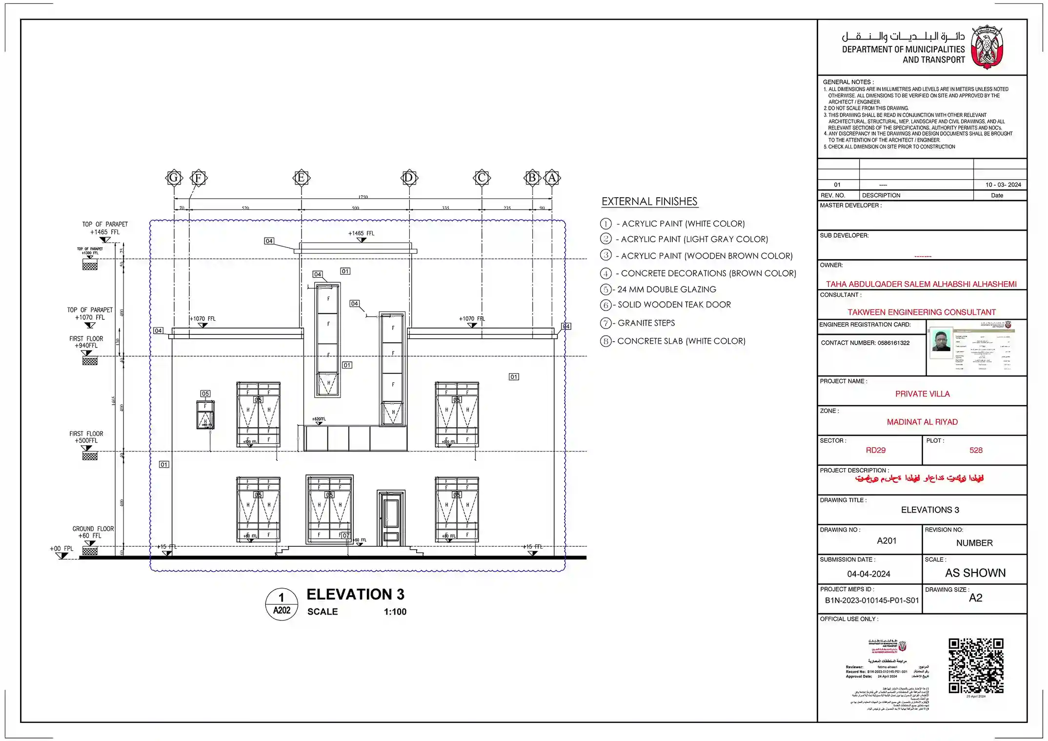 Architect plan villa