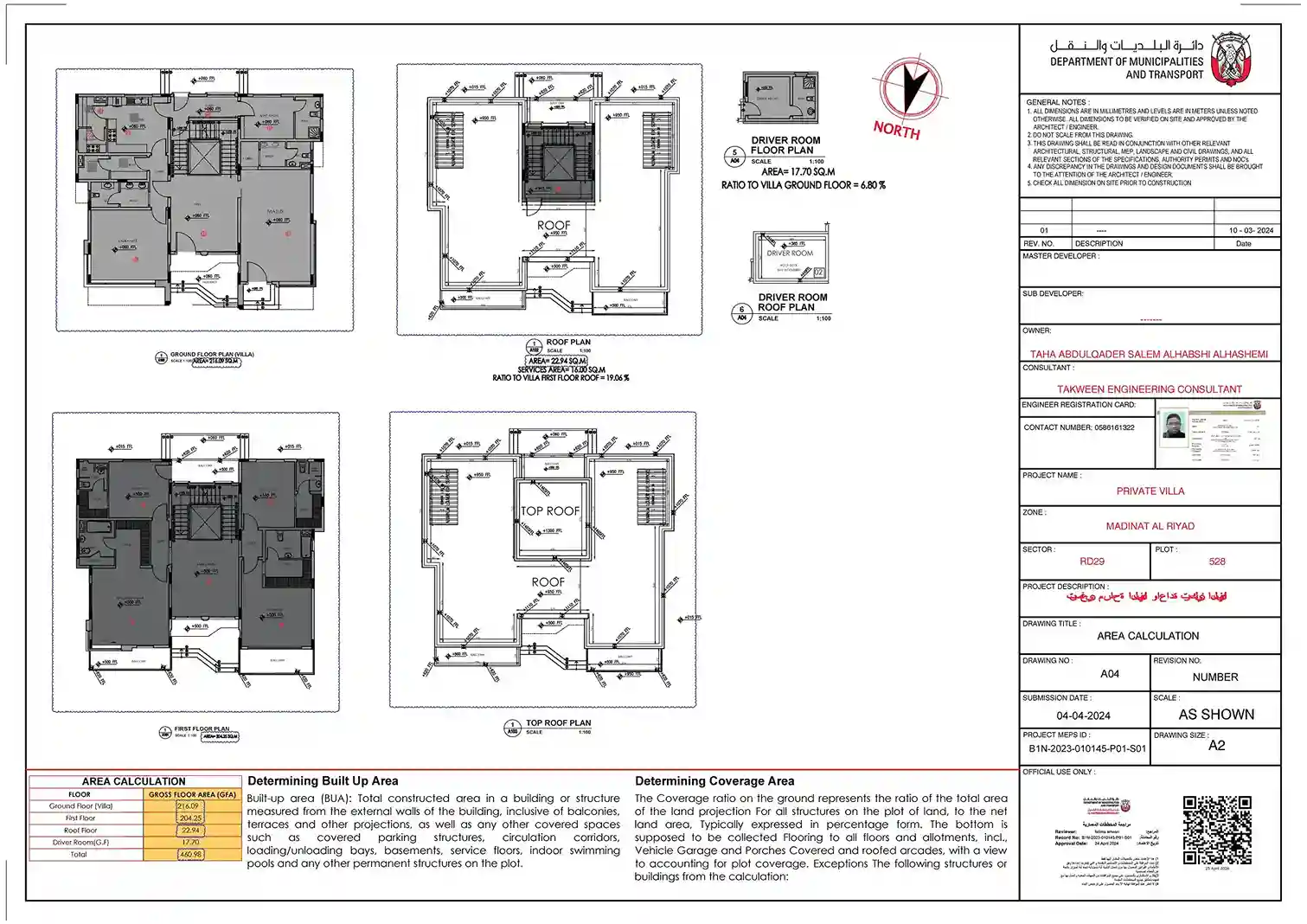 Architect plan villa