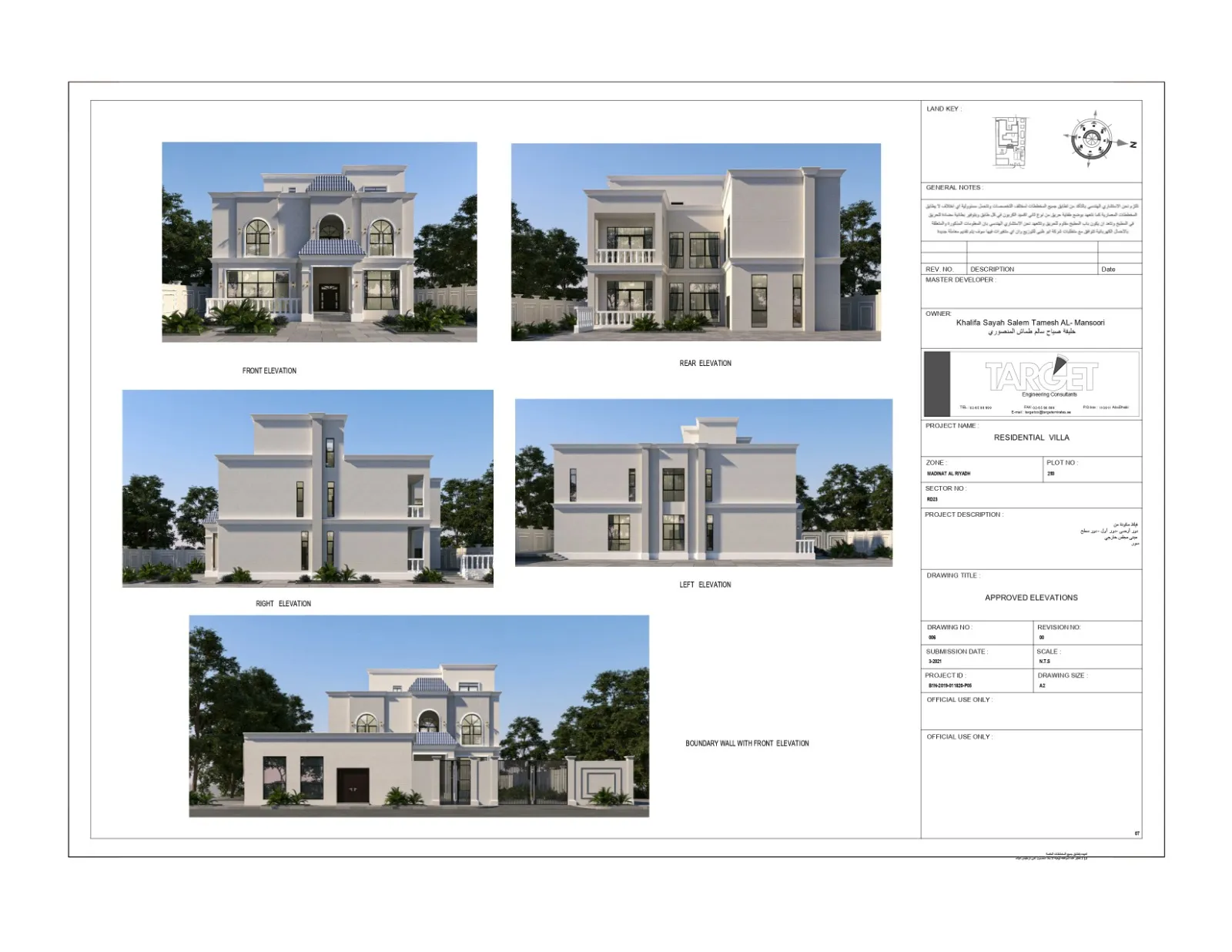 Architect plan villa