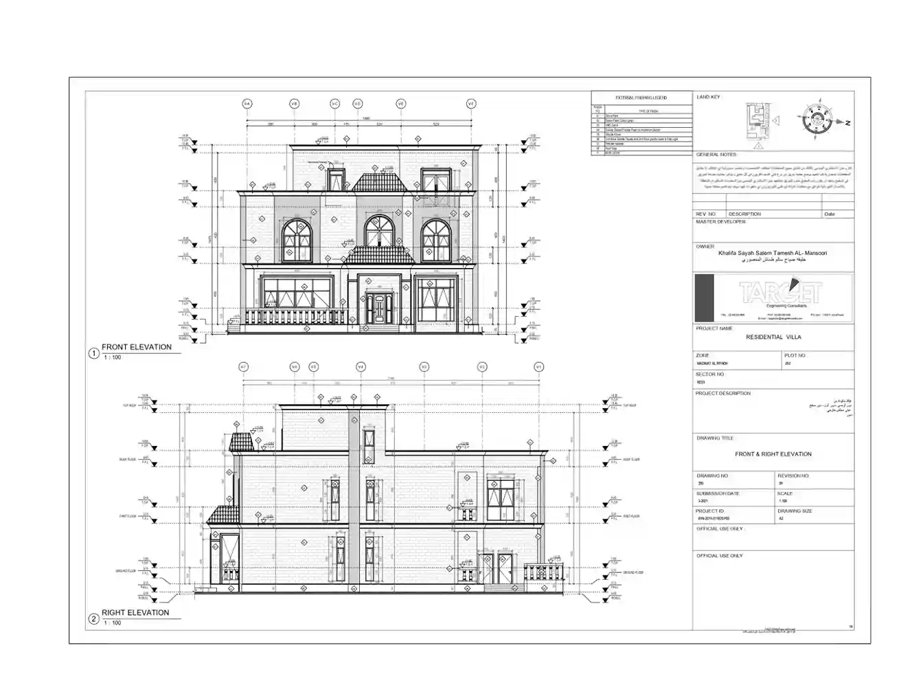 Architect plan villa
