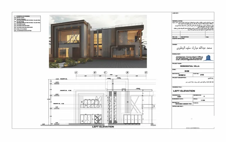 Architect plan villa