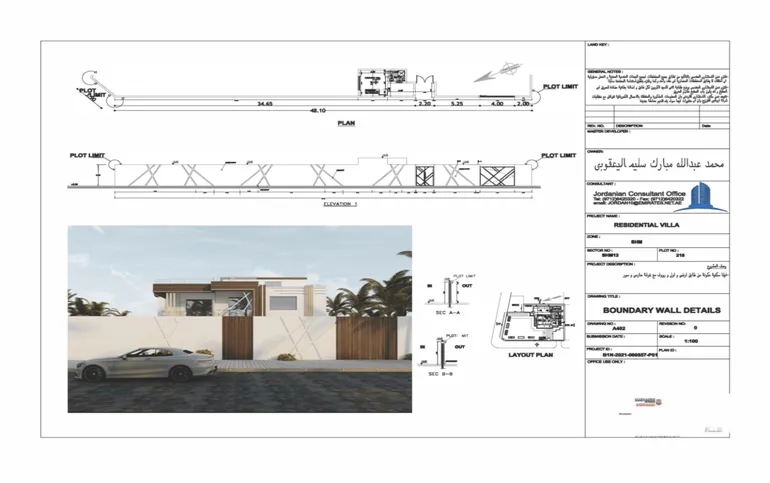 Architect plan villa